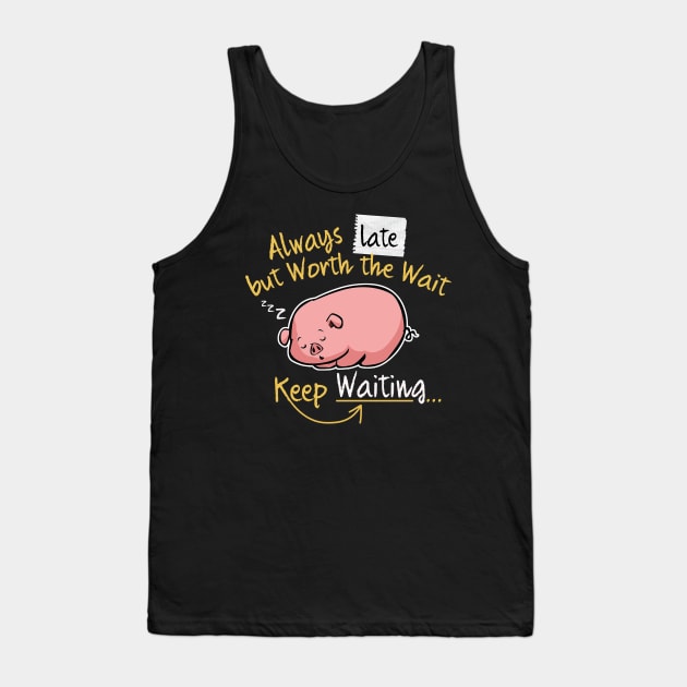 Cute Sleeping Pig. Tank Top by tonydale